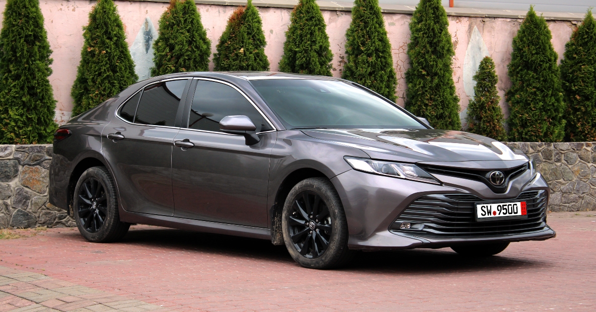 grey toyota camry 2021