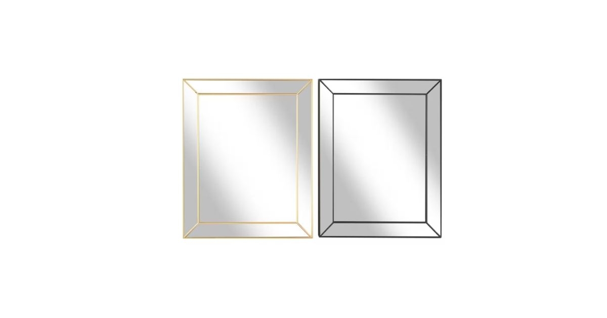 rectangular beveled mirror