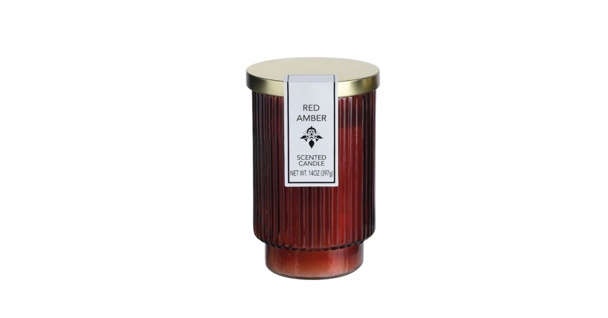 scented jar candle