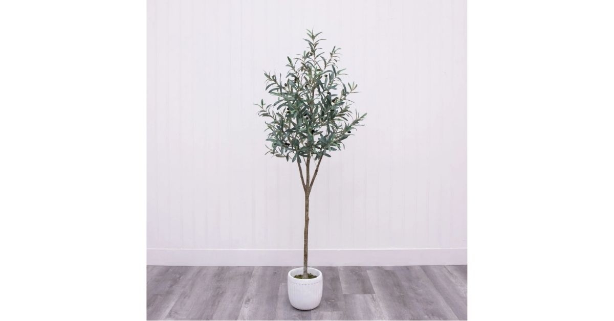 artificial indoor olive tree