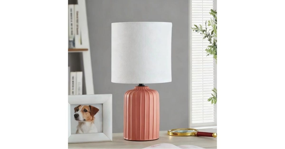 mainstays ceramic table lamp