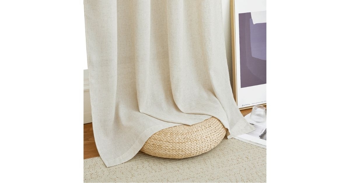 linen curtains for living room