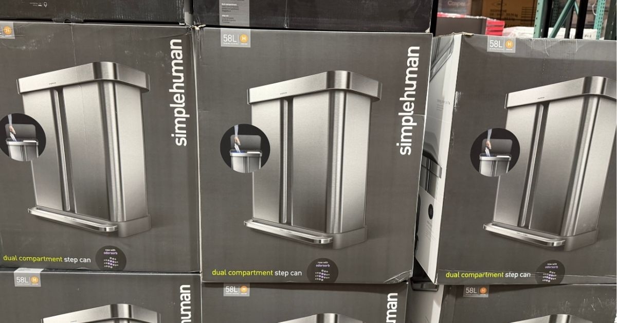 simplehuman trash can