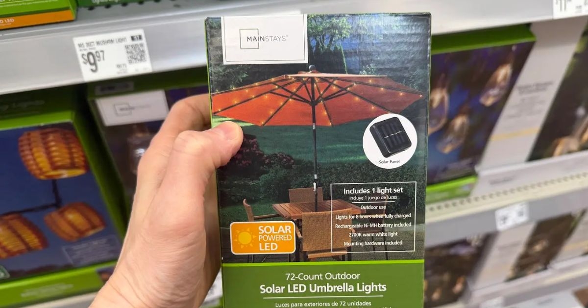 solar led umbrella lights