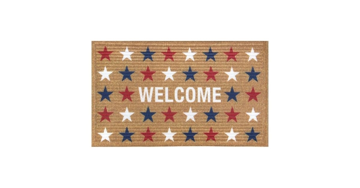 doormat welcome stars
