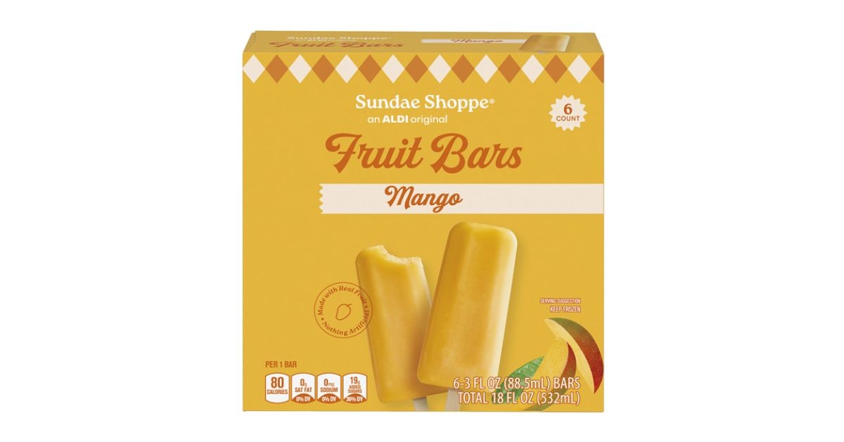 Sundae Shoppe Mango Fruit Bars