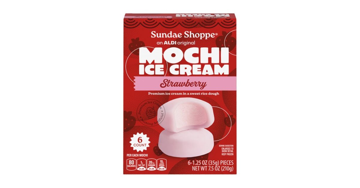 Sundae Shoppe Strawberry Mochi Ice Cream