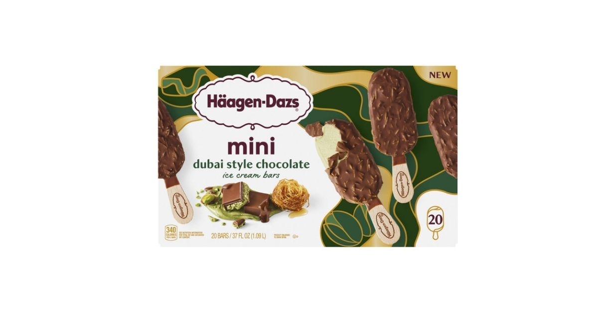 dubai style chocolate mini ice cream bars