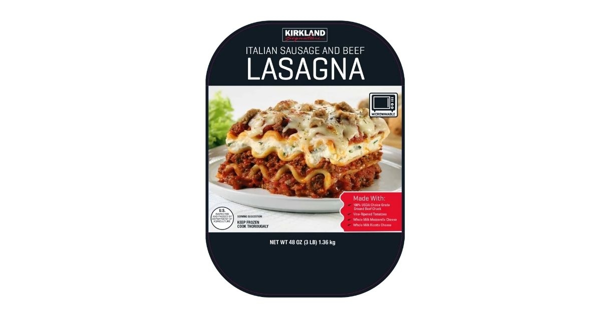 italian sausage and beef lasagna