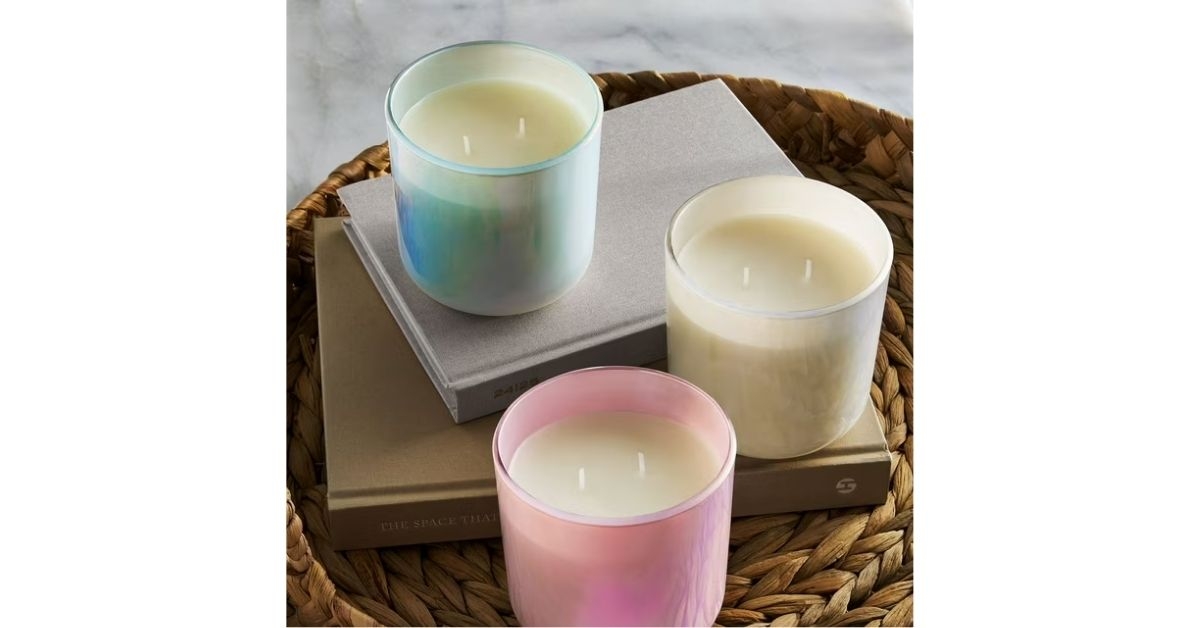 pearlized candles