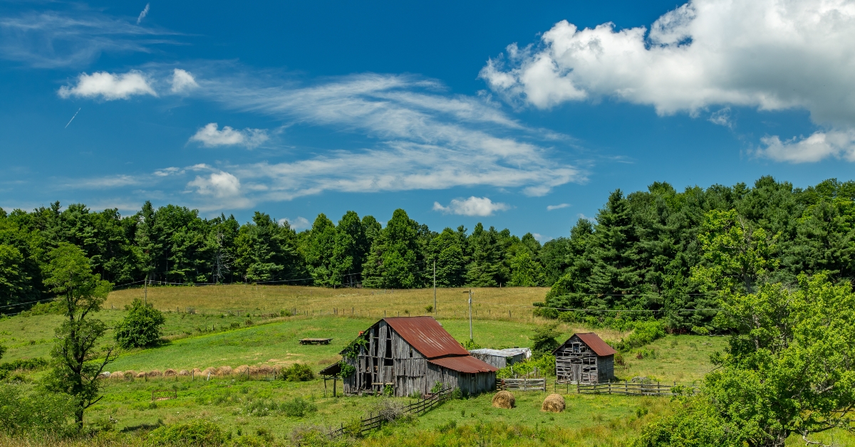 Blue Ridge Parkway in Floyd County, Virginia
