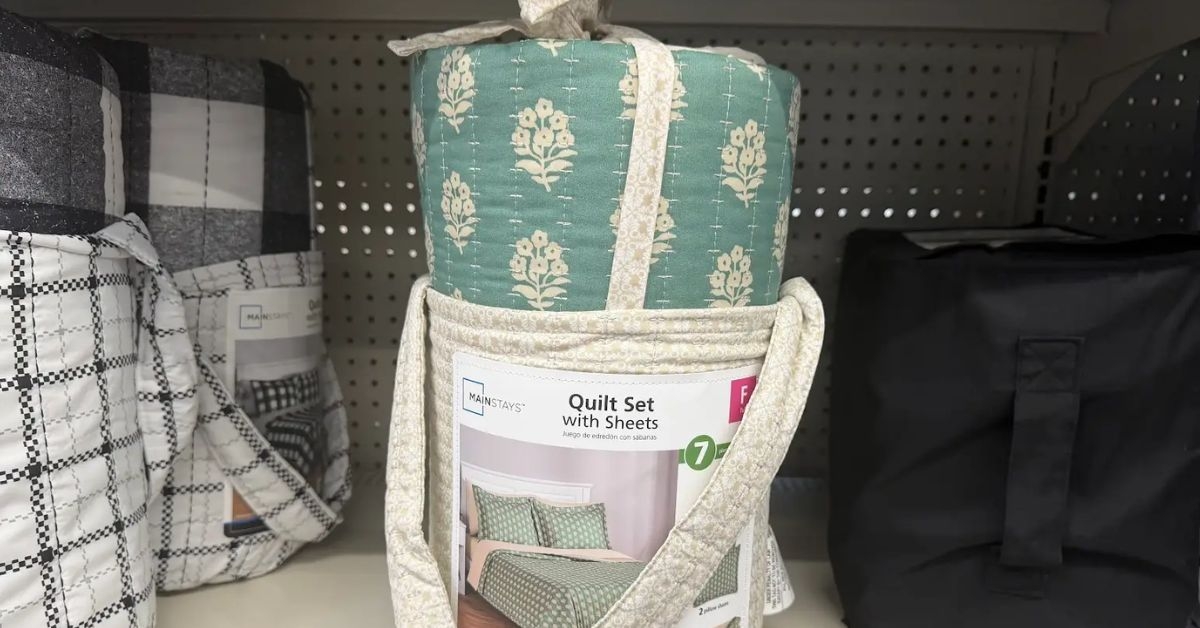 mainstays quilt set