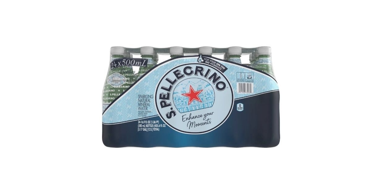 s. pellegrino sparkling natural mineral water