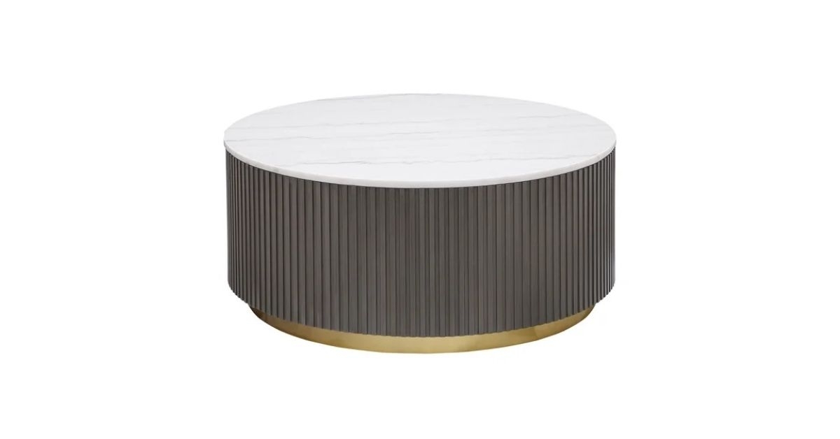 jason round marble top coffee table