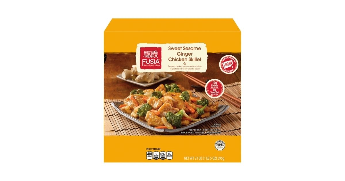 sesame ginger chicken skillet