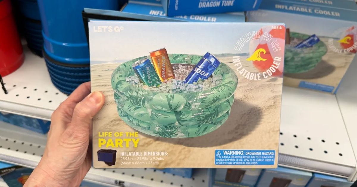 let's go inflatable cooler