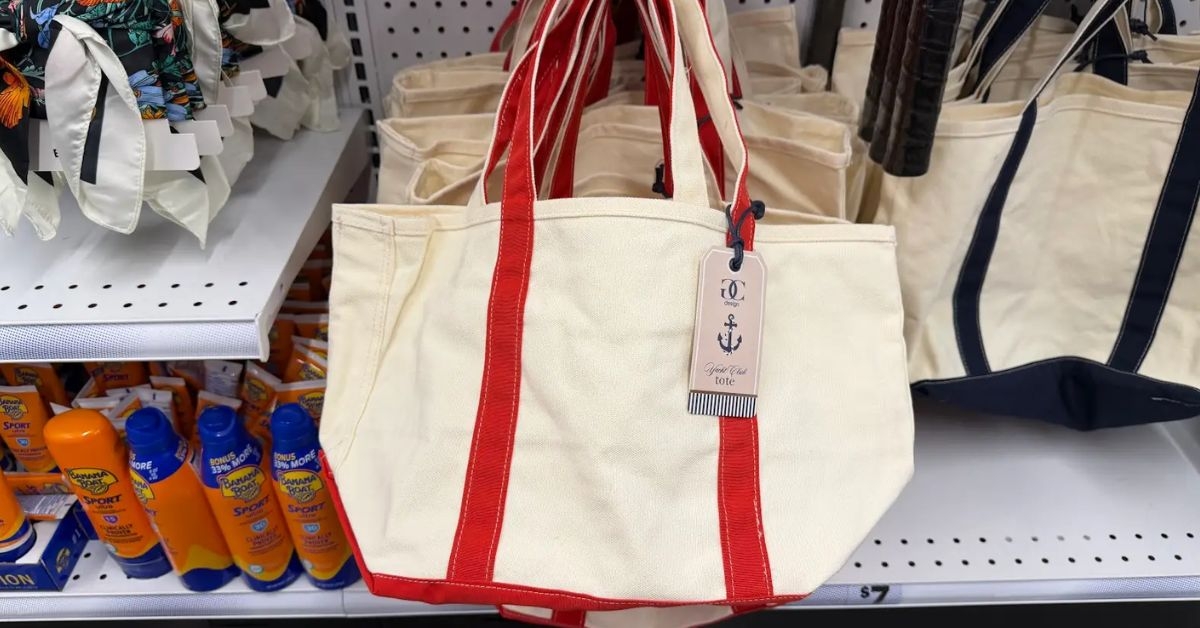 below yacht club tote