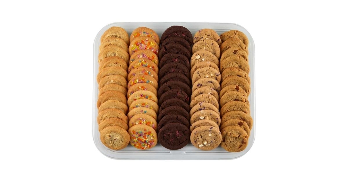 seasonal assorted cookie tray