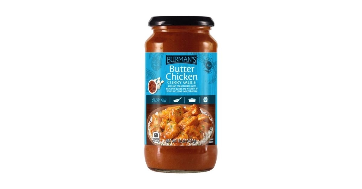 burmans butter chicken curry sauce