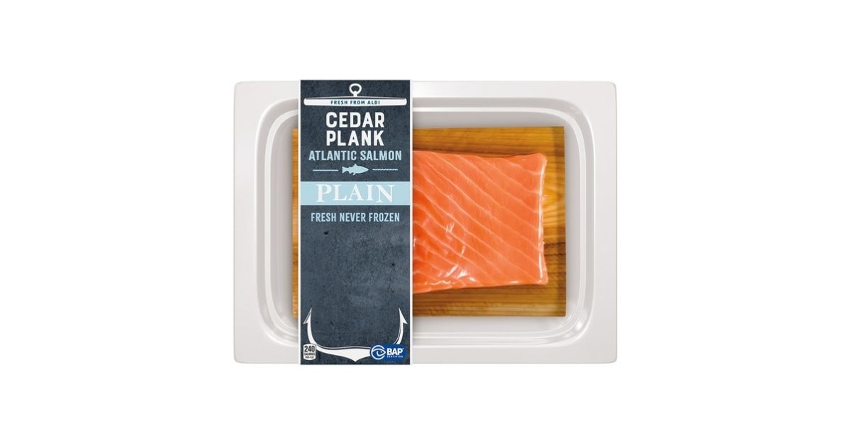 smoky atlantic salmon on a cedar plank