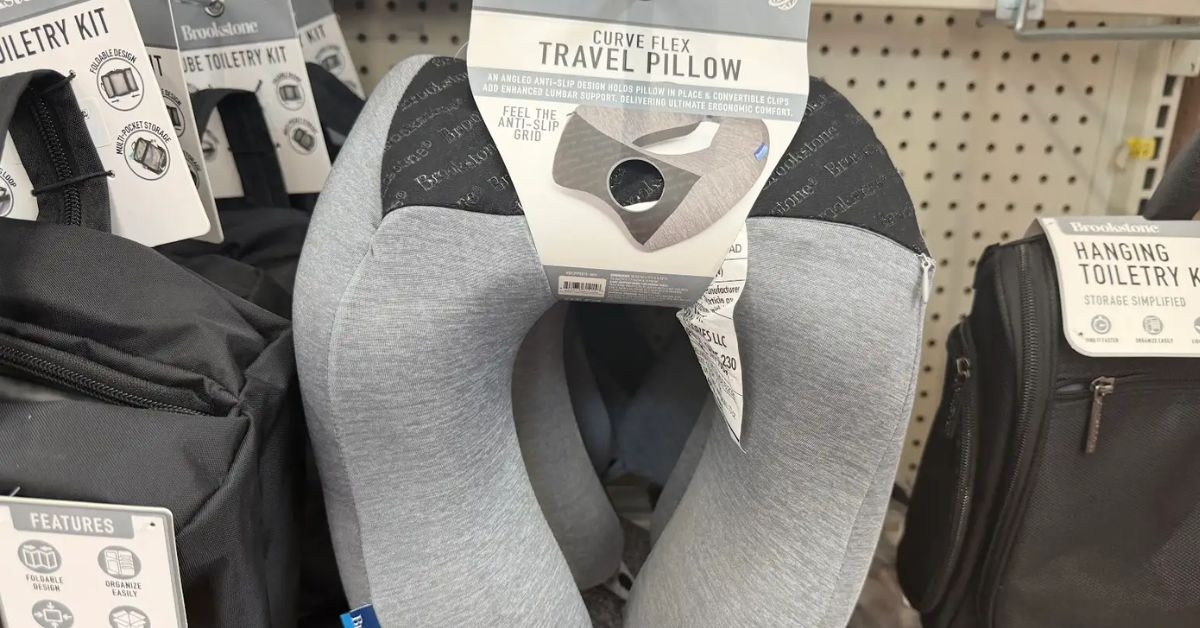 curve flex travel pillow