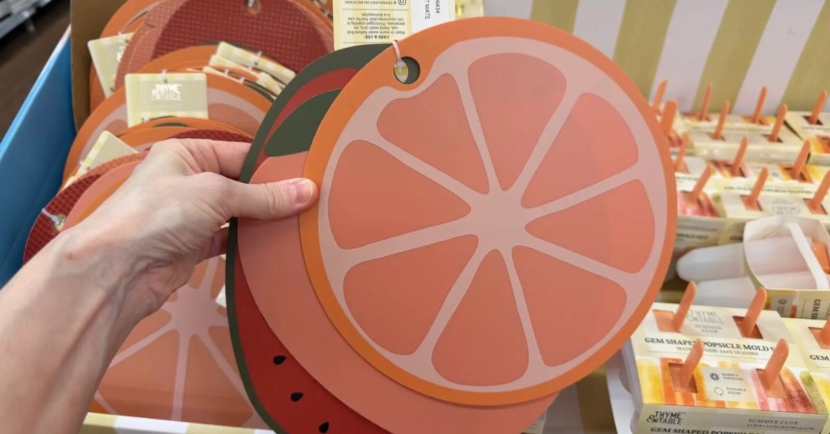 fruit shaped cutting mat set