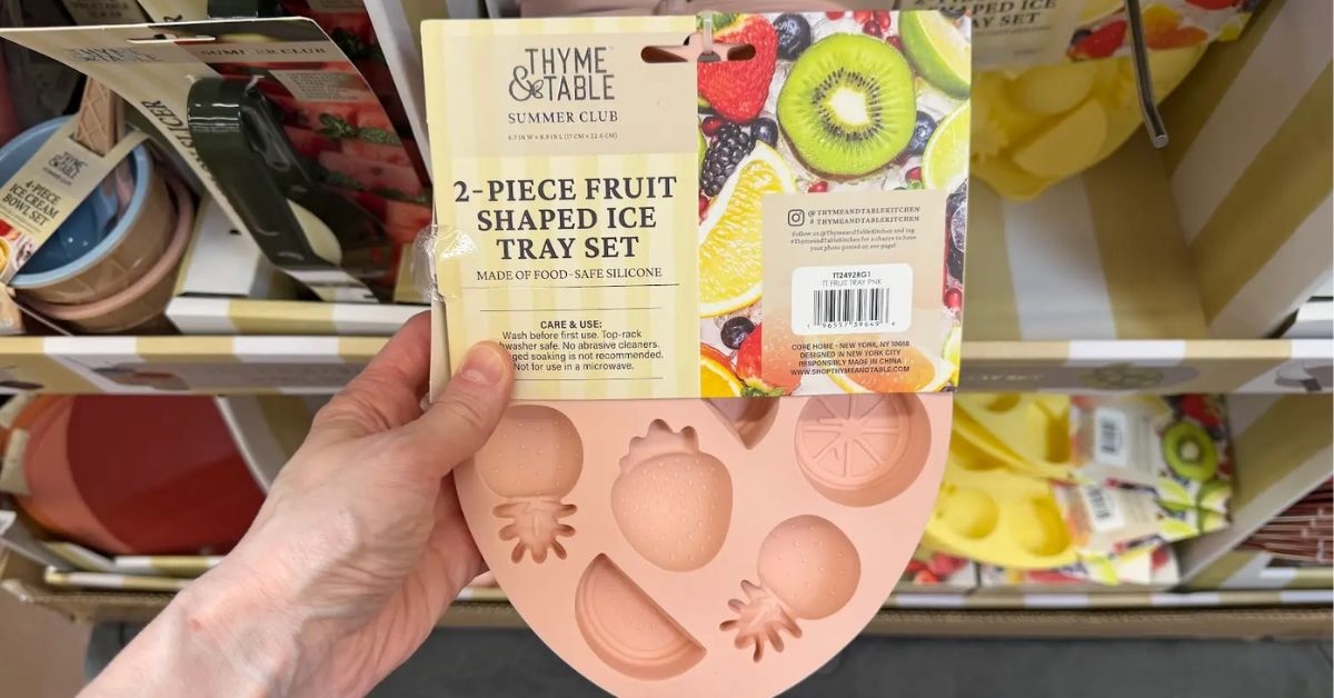 fruit shaped ice tray set