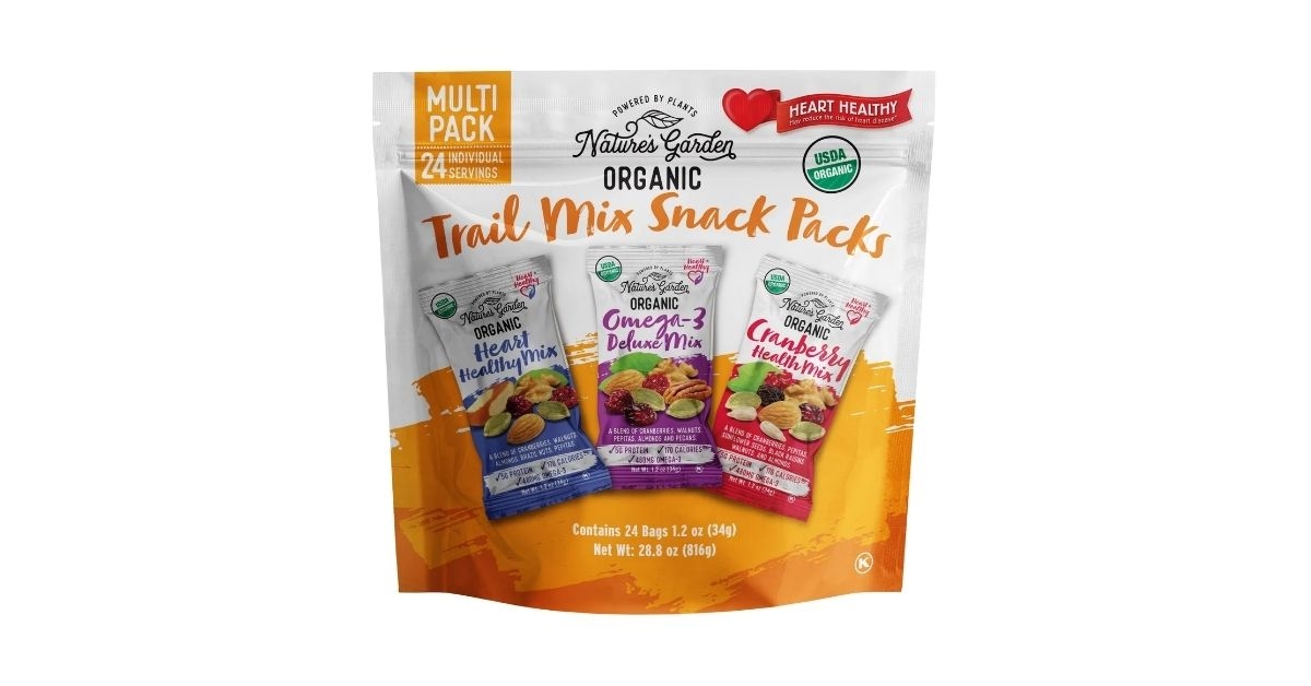 organic trail mix snack packs