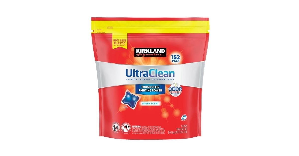 ultra-clean laundry detergent packs