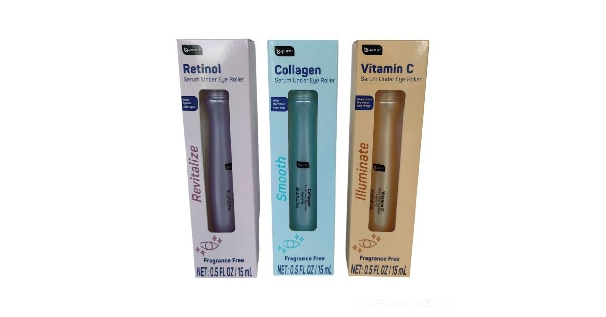 b pure retinol serum under eye roller