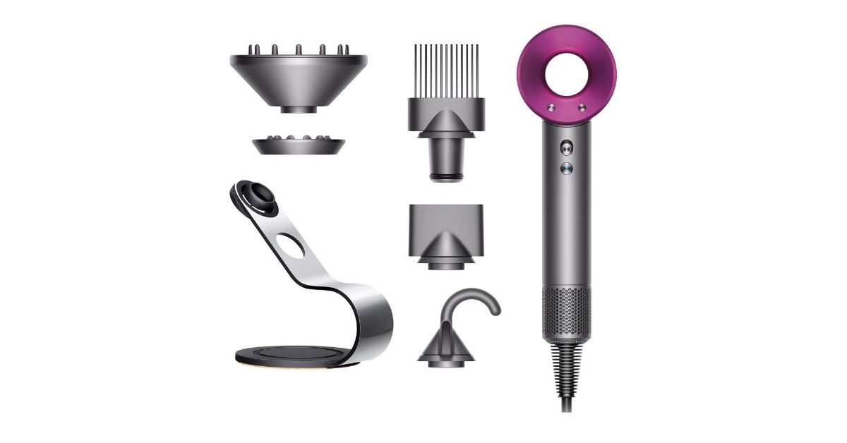 supersonic hair dryer stand and attachments
