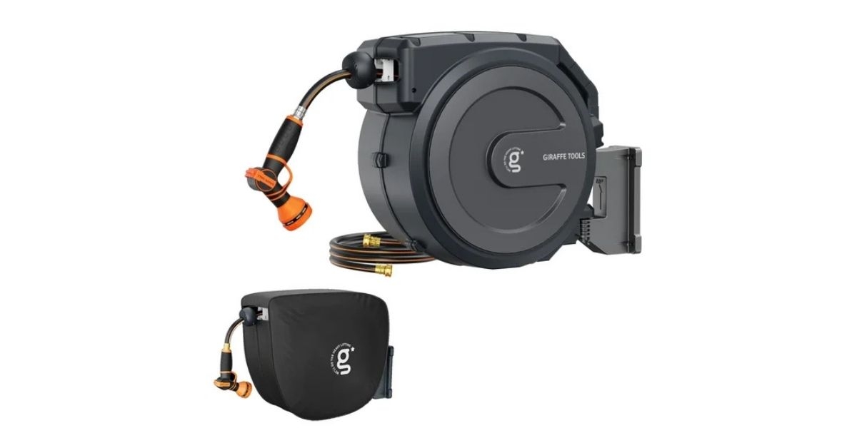 retractable garden hose reel