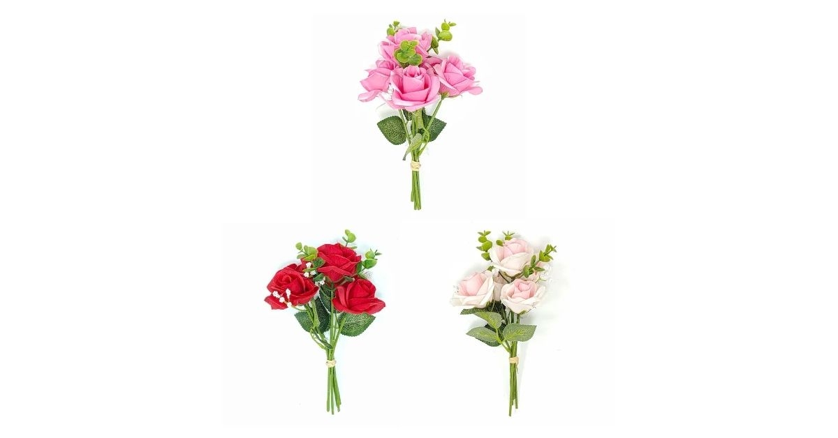 artificial rose bouquet