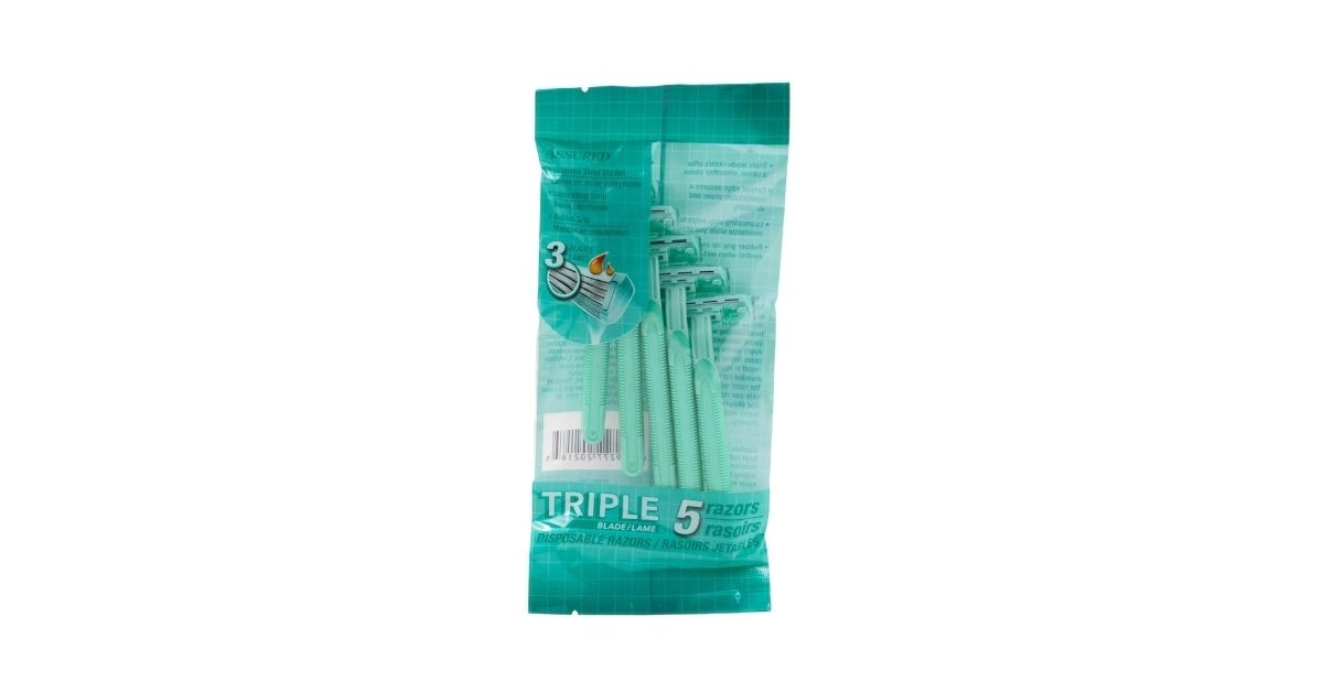 assured triple blade razors for women