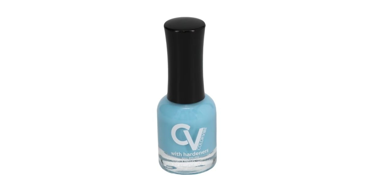 color vibe caribbean blue nail polish