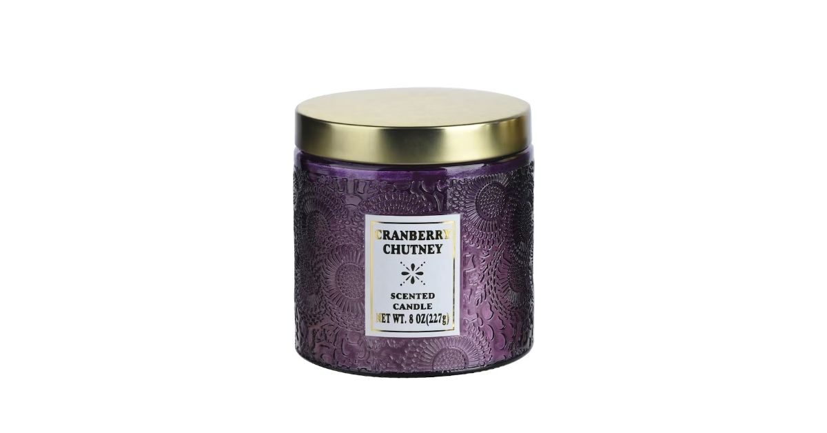 cranberry chutney scented candle