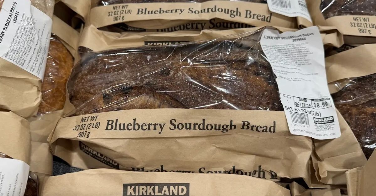 blueberry sourdough bread