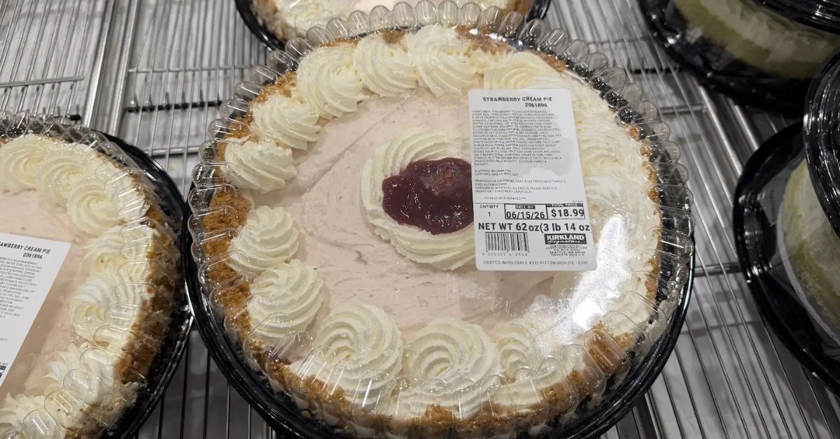 strawberry cream pie