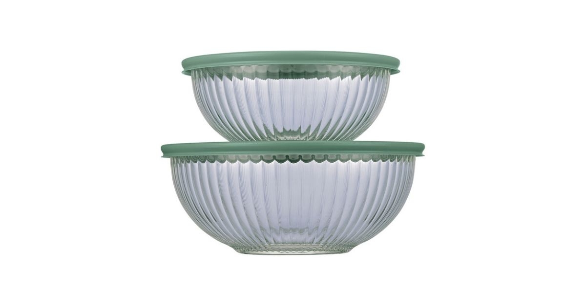 crofton glass bowls with lid