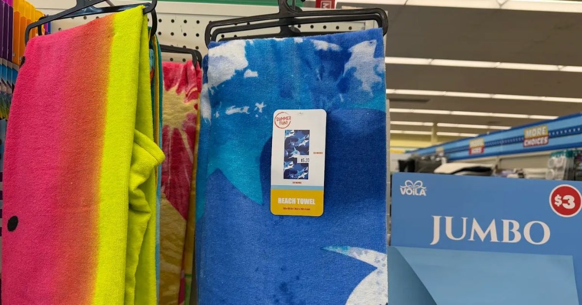 summer fun beach towel