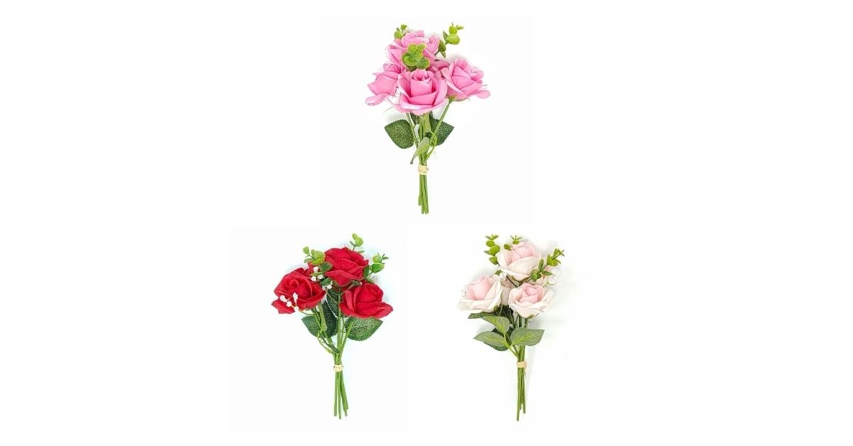 artificial rose bouquet