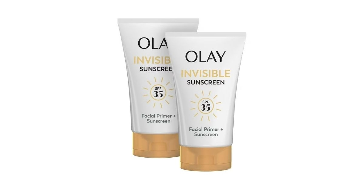 olay invisible sunscreen primer