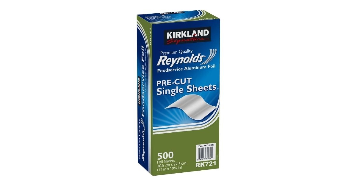foodservice aluminum foil pre-cut sheets