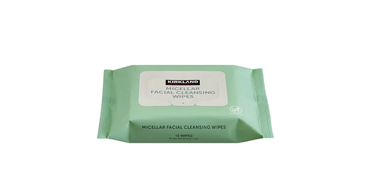 micellar facial cleansing wipes