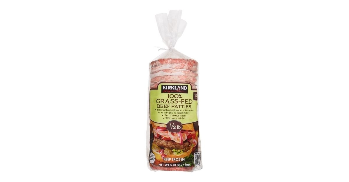 grass fed beef patties
