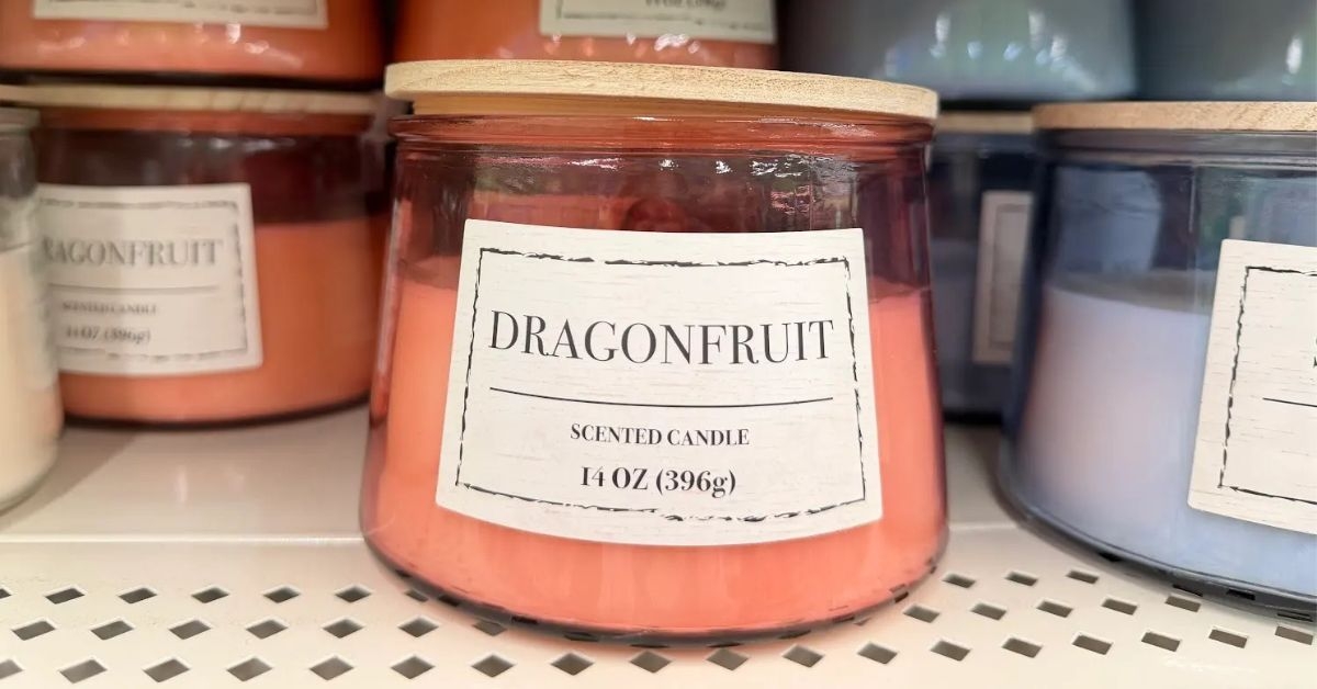 dragonfruit candle