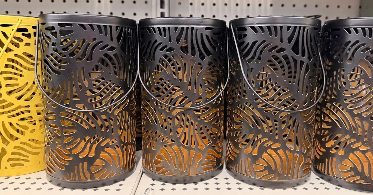  solar metal lantern