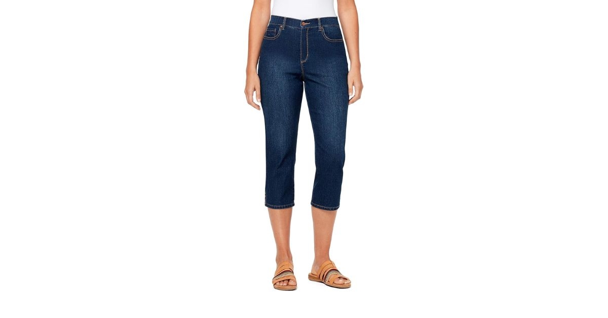 gloria vanderbilt capri jeans