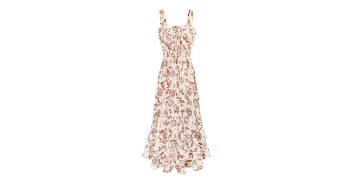 grace karin floral boho maxi sundress