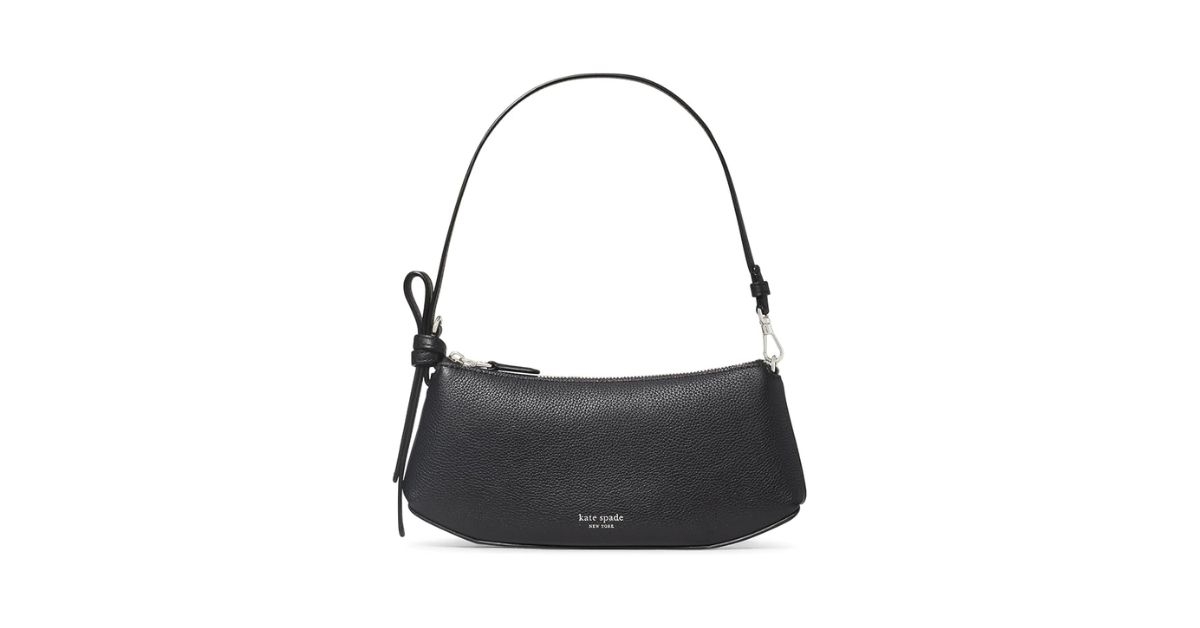 new york loop pebbled leather pochette